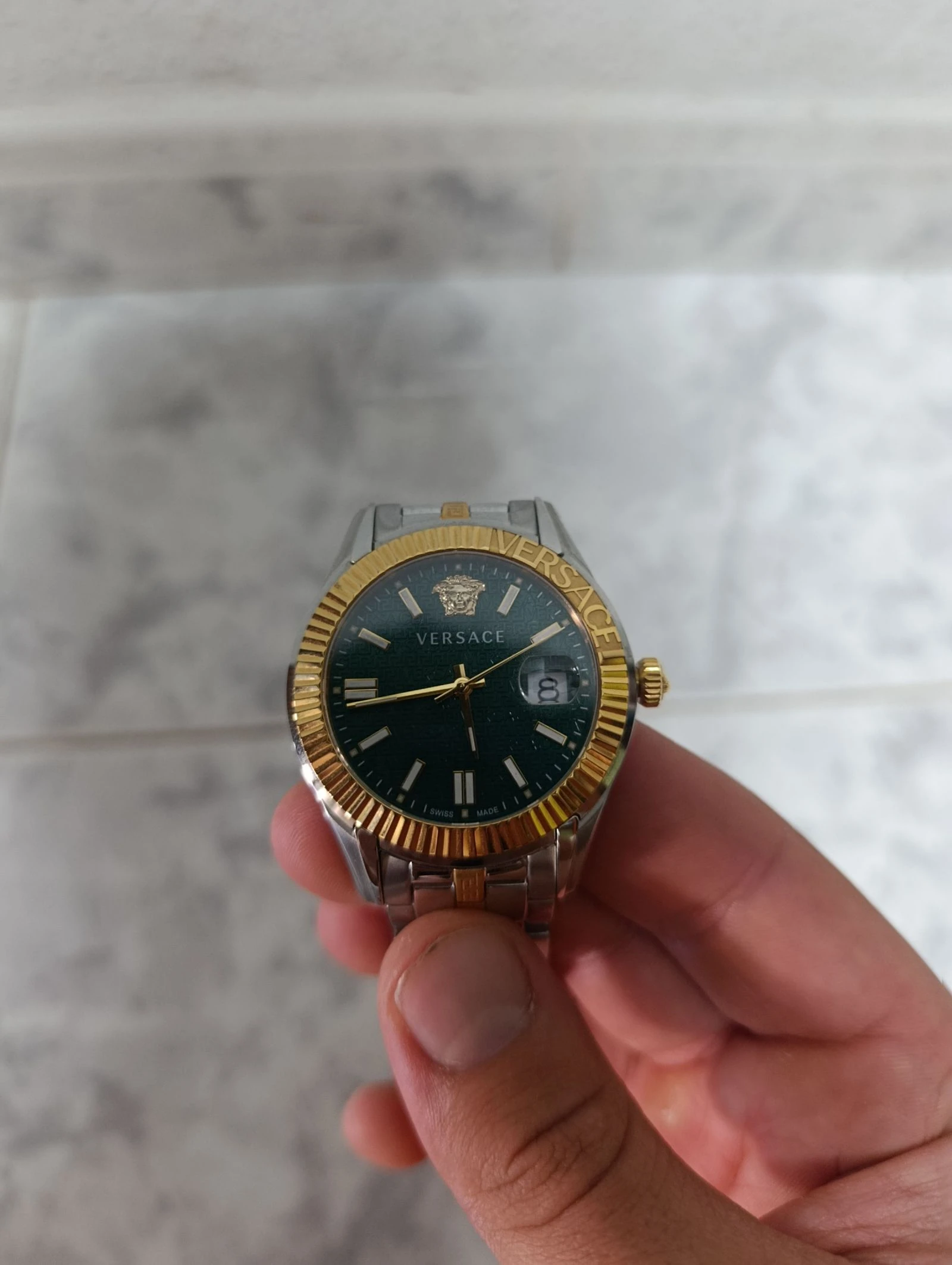 Versache Greca Time Watch (VC-3K) | Dark Green Watch | New/Original – photo 7